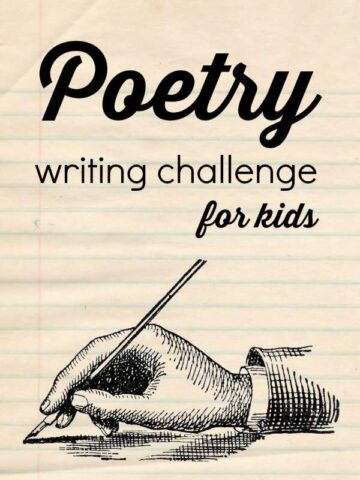 A poetry writing challenge for kids .