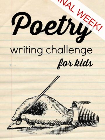 Challenge your kids to learn about poetry by writing it.