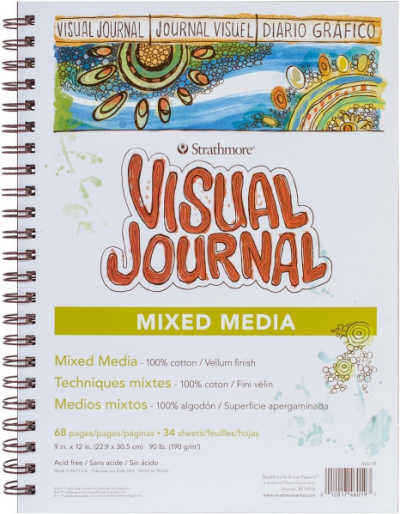 Mixed Media Visual Journal book cover.