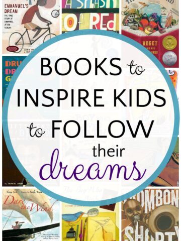 14 picture book biographies that will inspire kids to follow their dreams and passions.