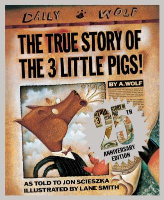 True story of 3 little pigs, book cover.