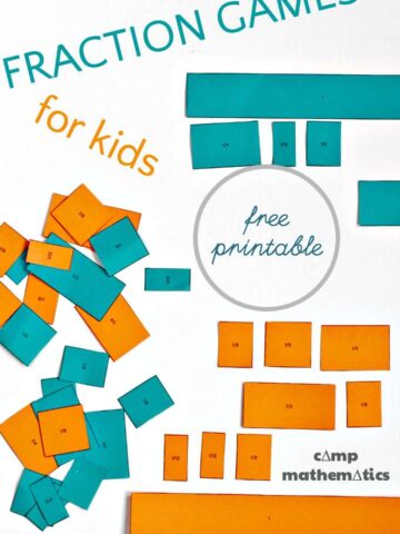 Fun fractions games for kids. Good for visual learners.