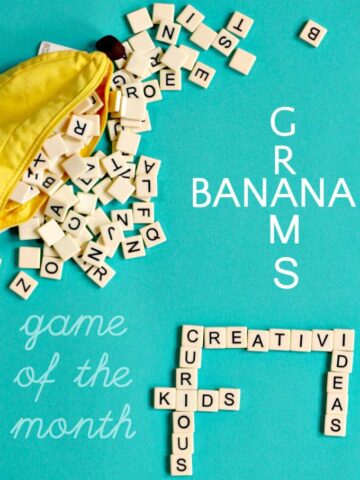Bananagrams is a great game for literacy and learning.
