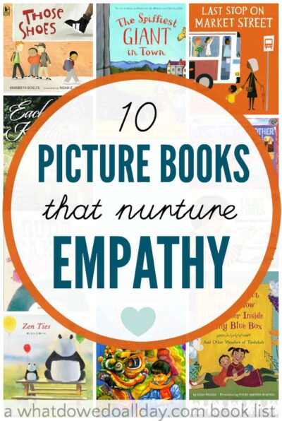 Children's picture books to teach empathy, understanding and entitlement to kids. 