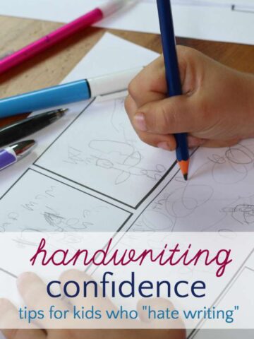 Help for children who hate writing. Save handwriting.