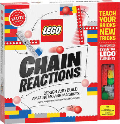 KLUTZ brand LEGO chain reactions STEM toy set