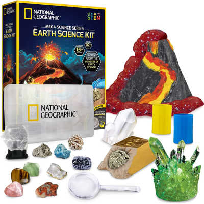 National Geographic earth science STEM experiments kit