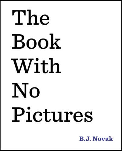 Book cover for The Book With No Pictures