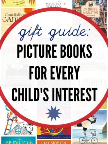 Picture books that make great gifts. A book for every child's interest. From dinos to princesses.