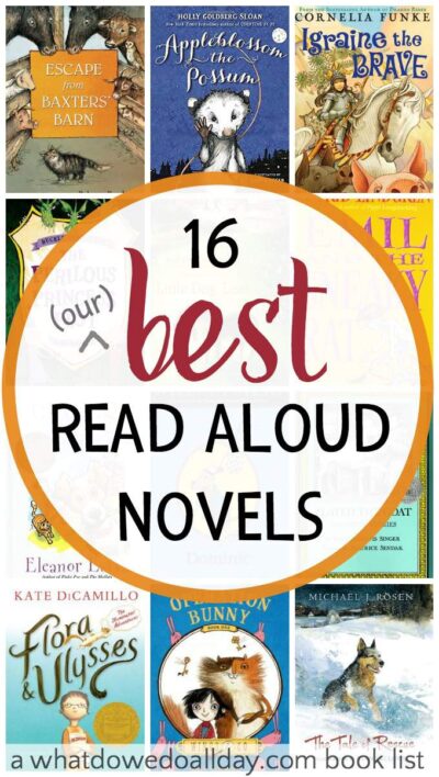 Our best read aloud chapter books that we read this year.