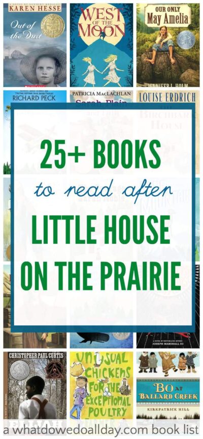 Books like Little House on the Prairie for kids and grown-ups. 