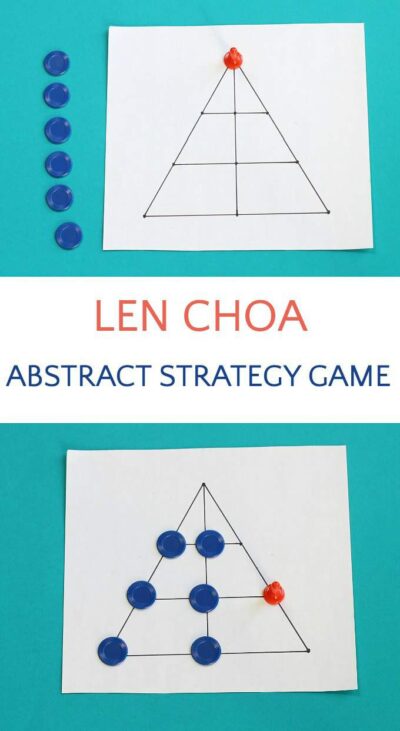 Len Choa is an abstract strategy game for kids. Players are Leopards and Tiger. 