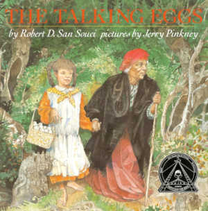 The Talking Eggs, picture book cover.