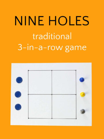 Nine Holes game board