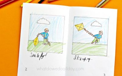 Make Your Own Kite Storybook Coloring Page