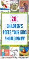 Popular children's poets kids should know and a book list with great titles.