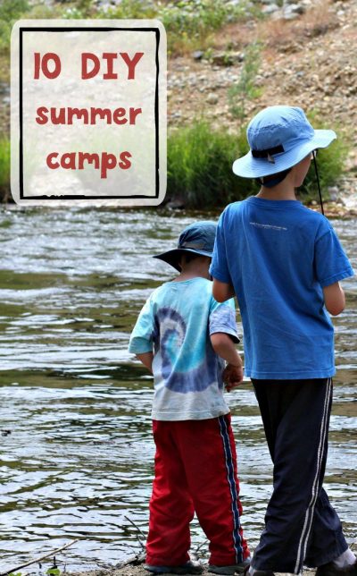 Summer camp at home for kids. Easy lesson plans and activities.