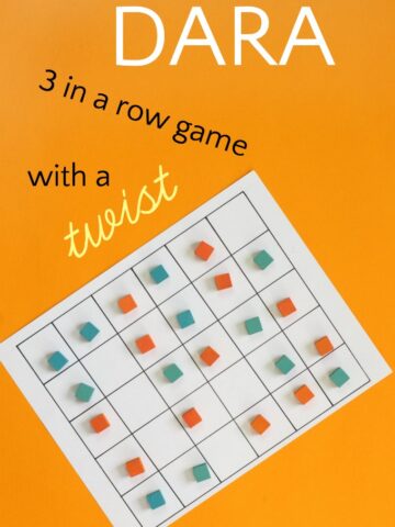 Dara is a 3 in a row abstract strategy game from Nigeria.