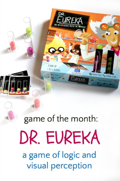 Dr. Eureka Speed Logic Game is a fun game for kids that uses visual perception and logic skills.
