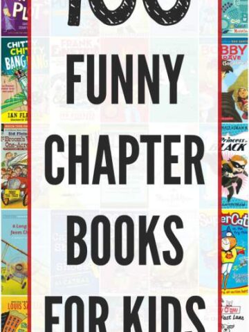 A list of funny chapter books for kids.