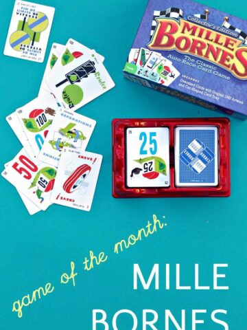 Mille Bornes racing card car game