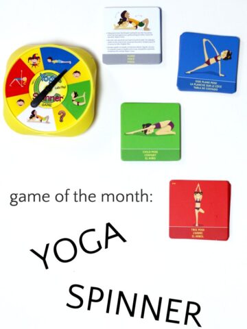 Yoga Spinner game for kids and families.