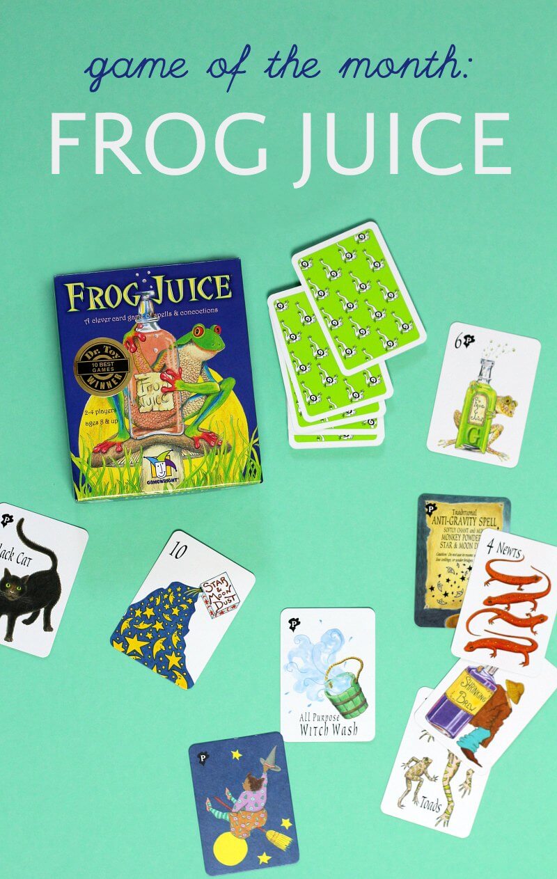 How to play Frog Juice game by Gamewright