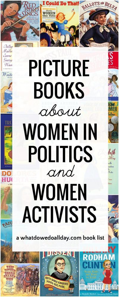 Picture books about Women in politics 