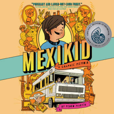 Mexikid audiobook cover.