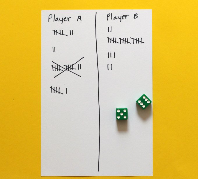 how to keep score in pig dice game