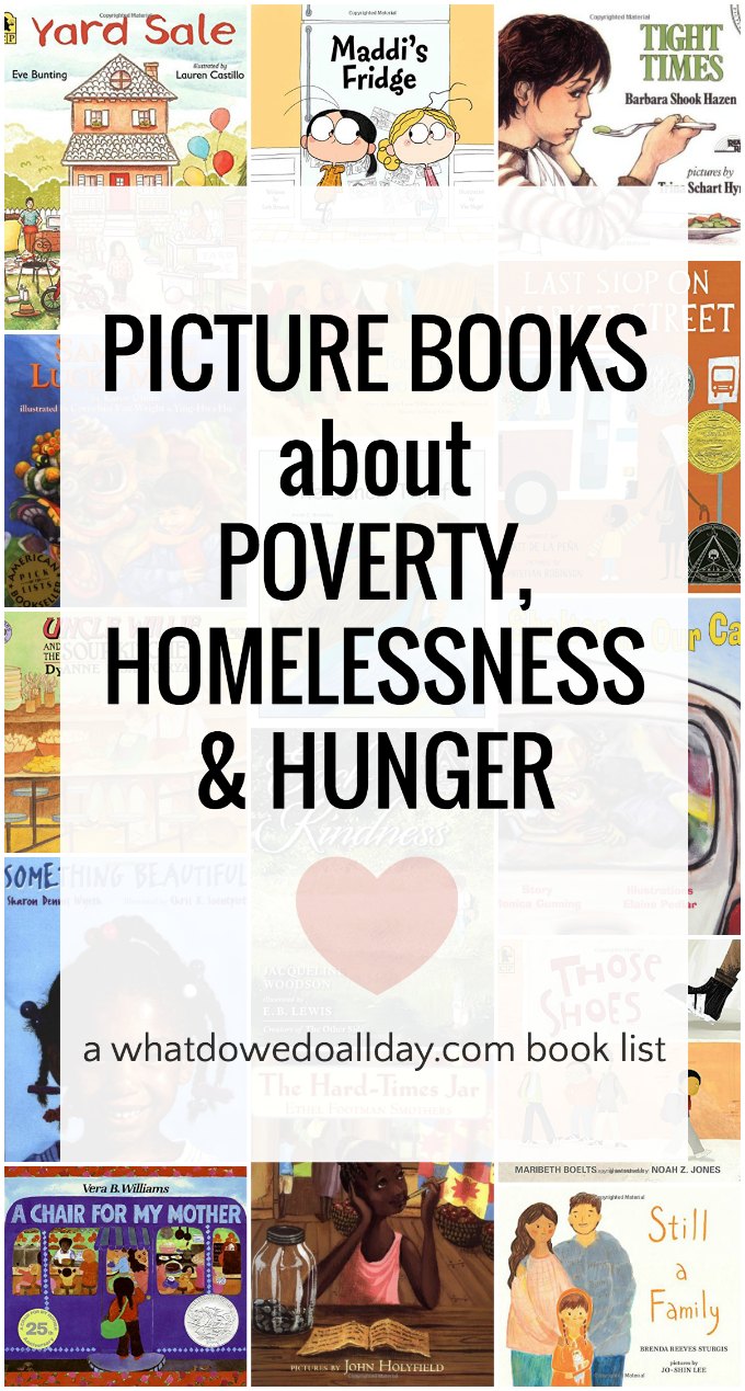 Picture books that teach kids about poverty and homelessness