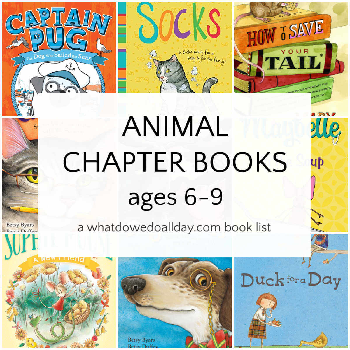 Best Animal Chapter Books for Kids Ages 6-9