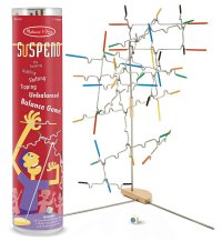 Suspend game canister and sticks. 