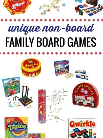 Non-board games for families.