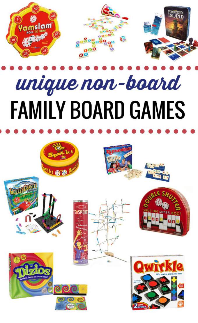 Non-board games for families.