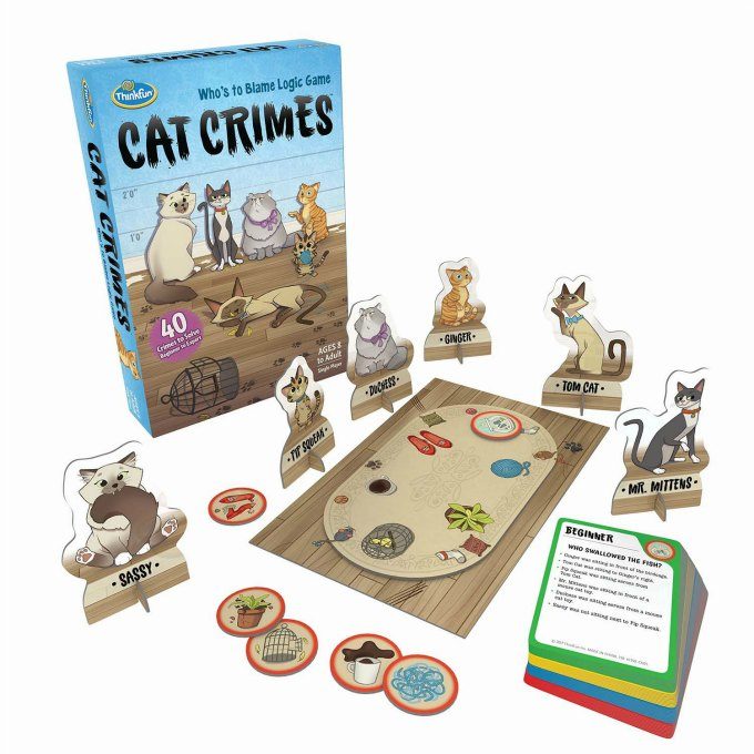 ThinkFun Cat Crimes game