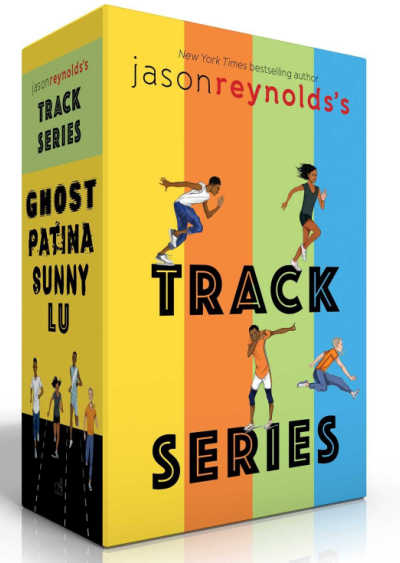 Track series by Jason Reynolds, boxed book set.