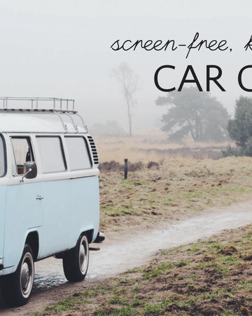 Screen-free road trip games for kids and families.