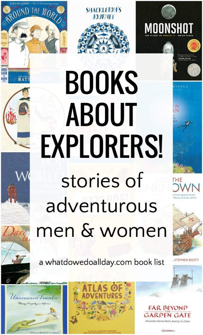 Explorer books for kids. Biographies of adventurers.