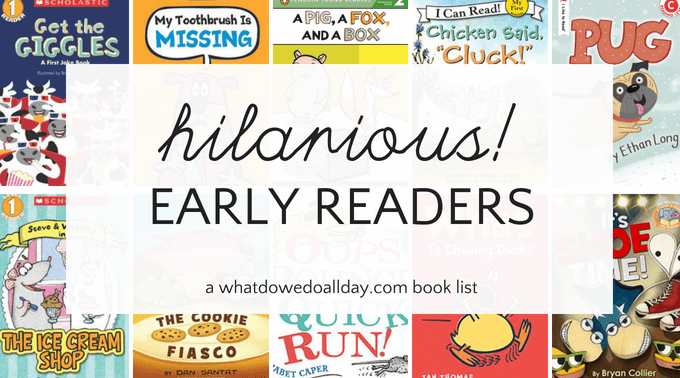 Hilarious and funny early readers for kids.