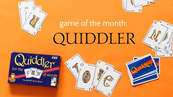 Quiddler card game