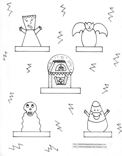 Printable Halloween Finger Puppets to Inspire Pretend Play