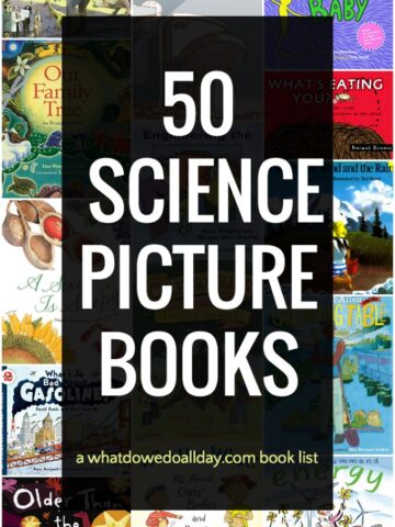 Children's science picture books coving 10 subjects