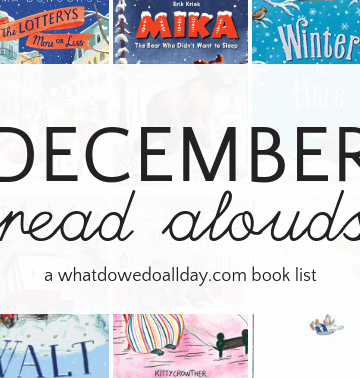 December read aloud books for kids and families