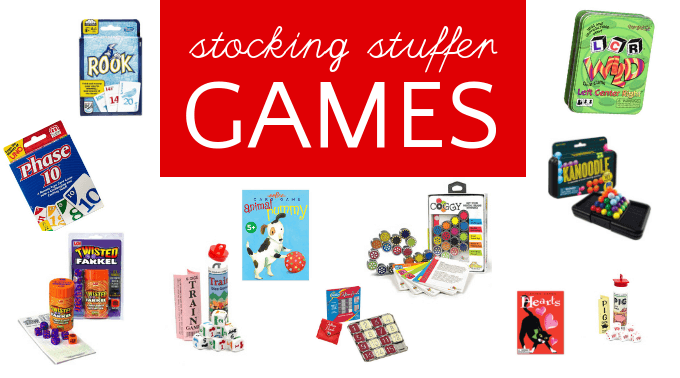 Stocking stuffer game ideas for kids and families