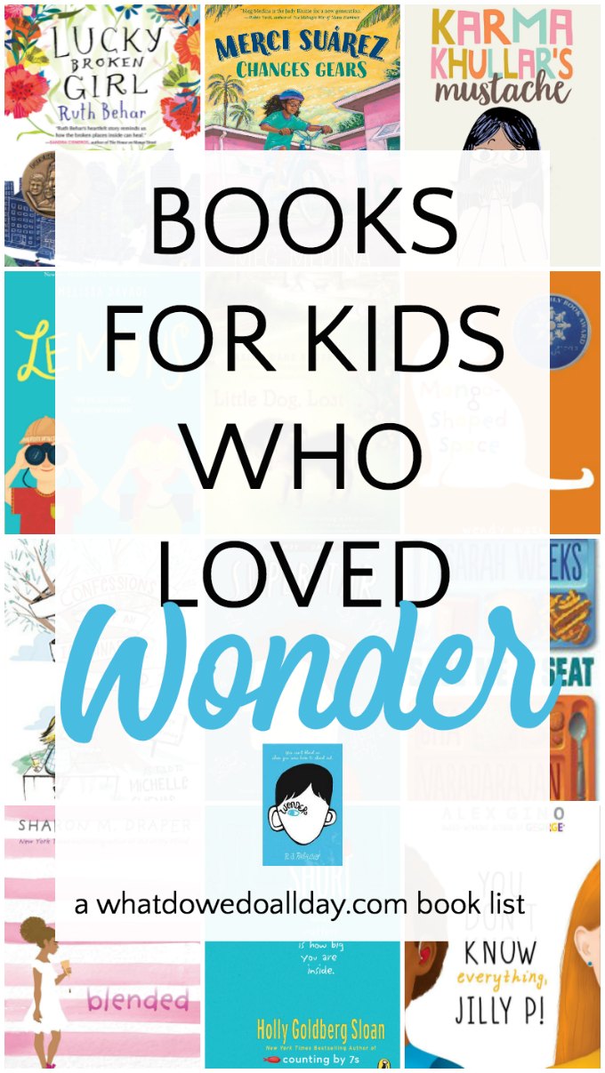 cărți pentru copii care au iubit Wonder