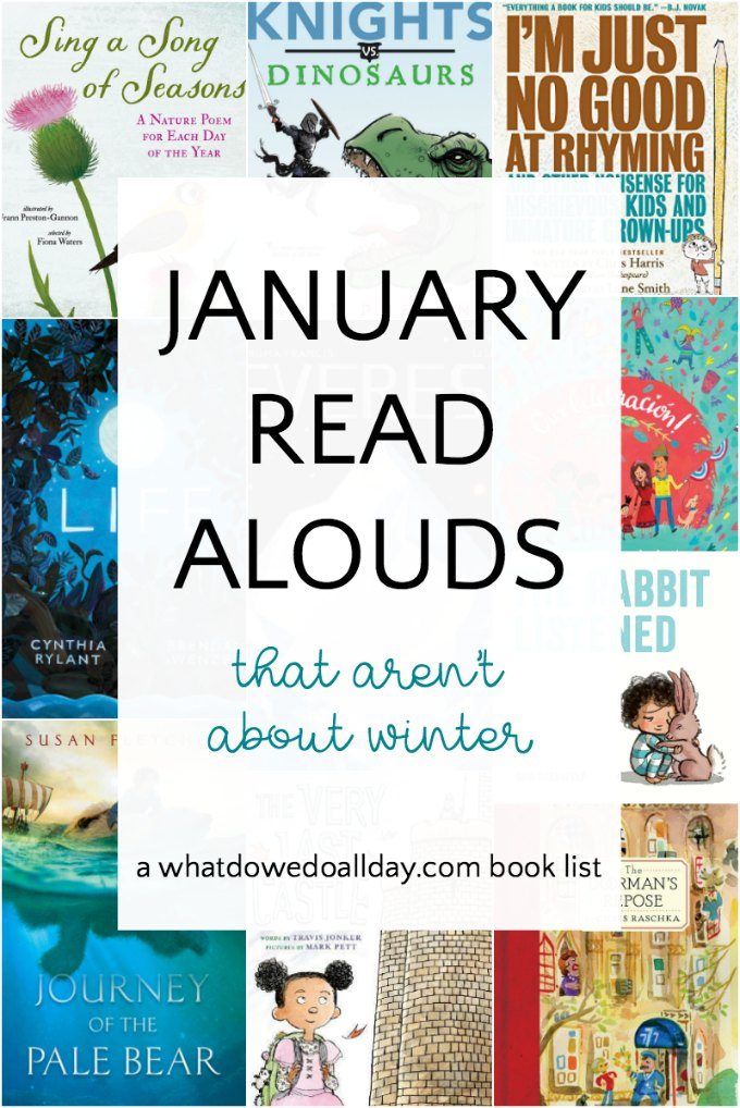 Best children's books to read aloud in January