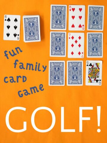 How to play nine hole golf card game for family fun