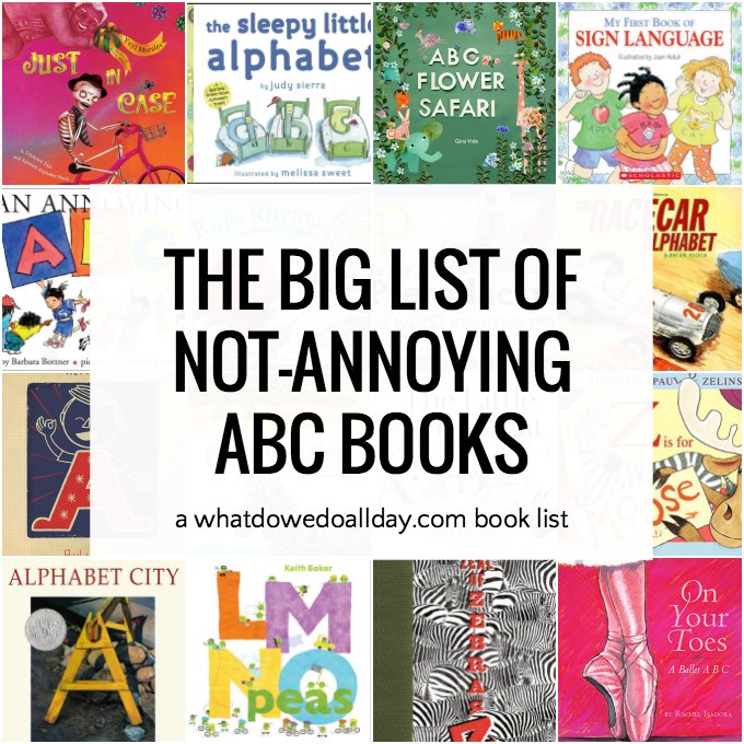 List of good ABC books for children