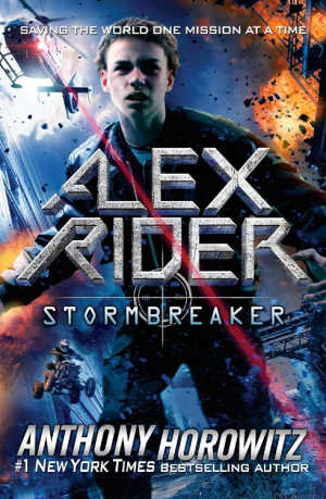 Alex Rider Stormbreaker, book cover.